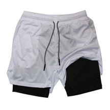 Shorts Masculino 2 em 1 de Compressão Dry Fit para Treino Fit Nax