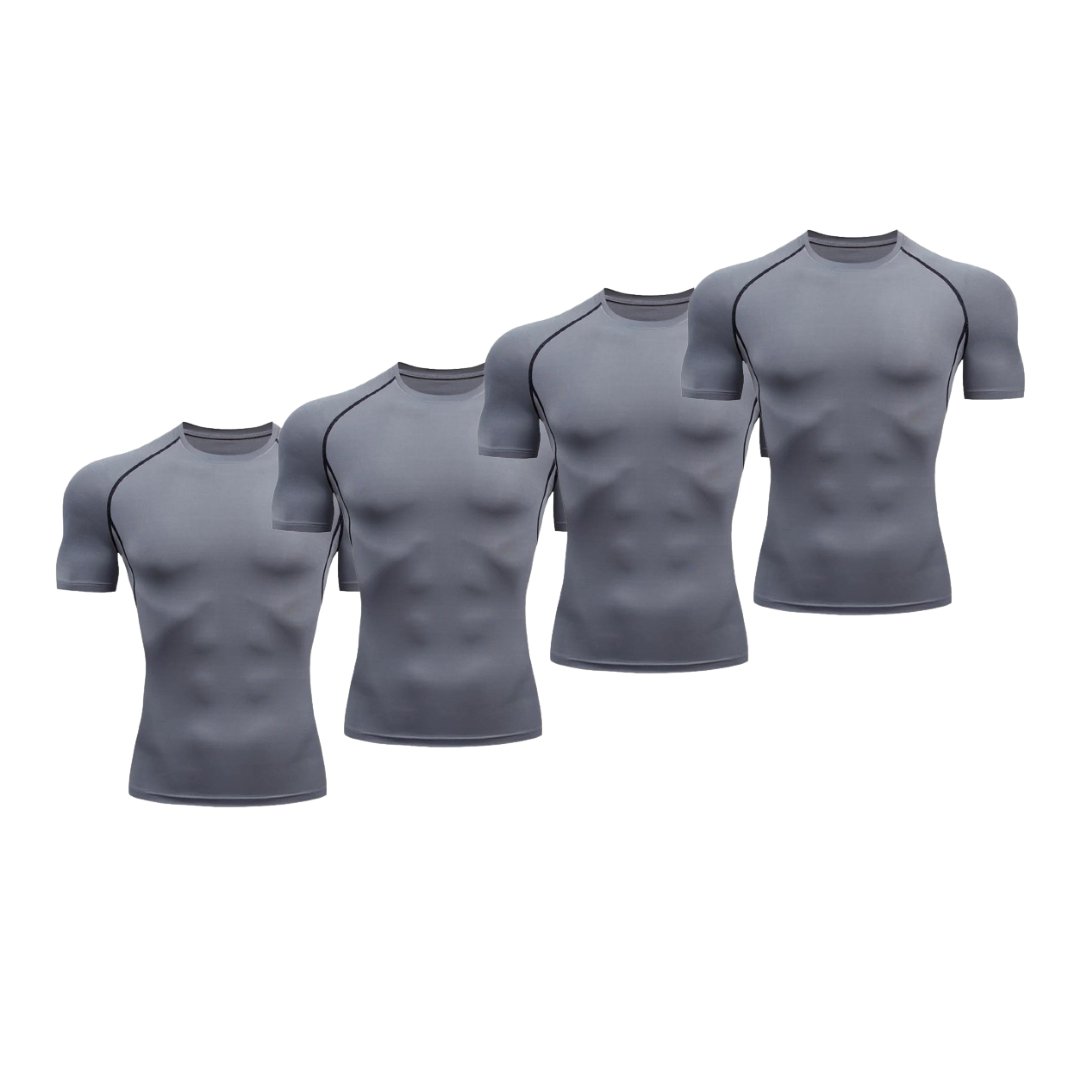 - Kit Camisa masculina de Compressão dry fit para academia Fit Nax Compre 2 Leve 4