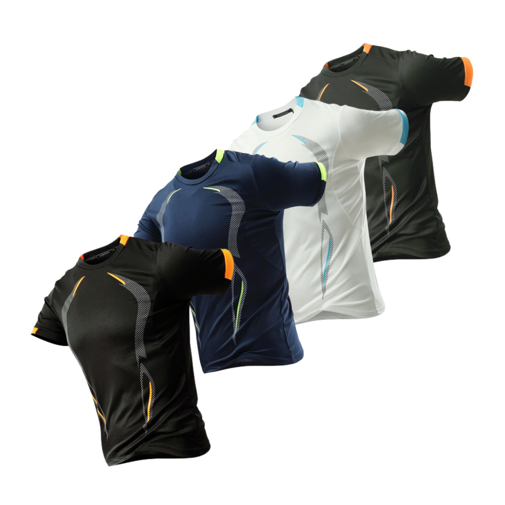 - Kit Camisa Masculina Dry-Fit  para treino fit nax - compre 2 leve 4