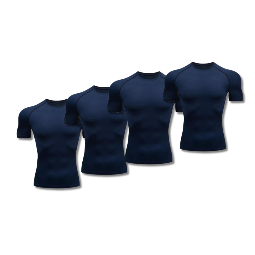 - Kit Camisa masculina de Compressão dry fit para academia Fit Nax Compre 2 Leve 4