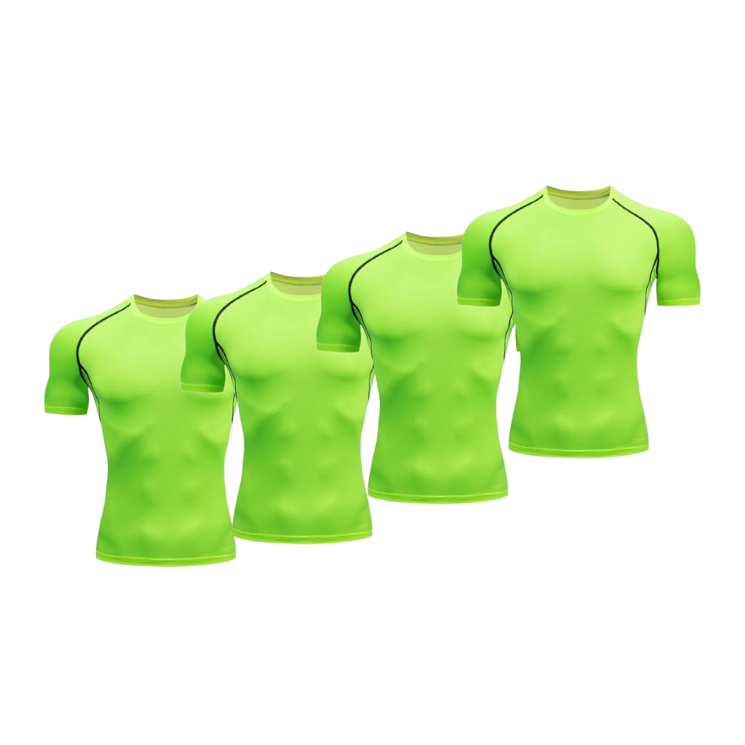 - Kit Camisa masculina de Compressão dry fit para academia Fit Nax Compre 2 Leve 4