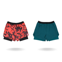 Shorts Masculino 2 em 1 de Compressão Premium compre 1 leve 2 Fit Nax