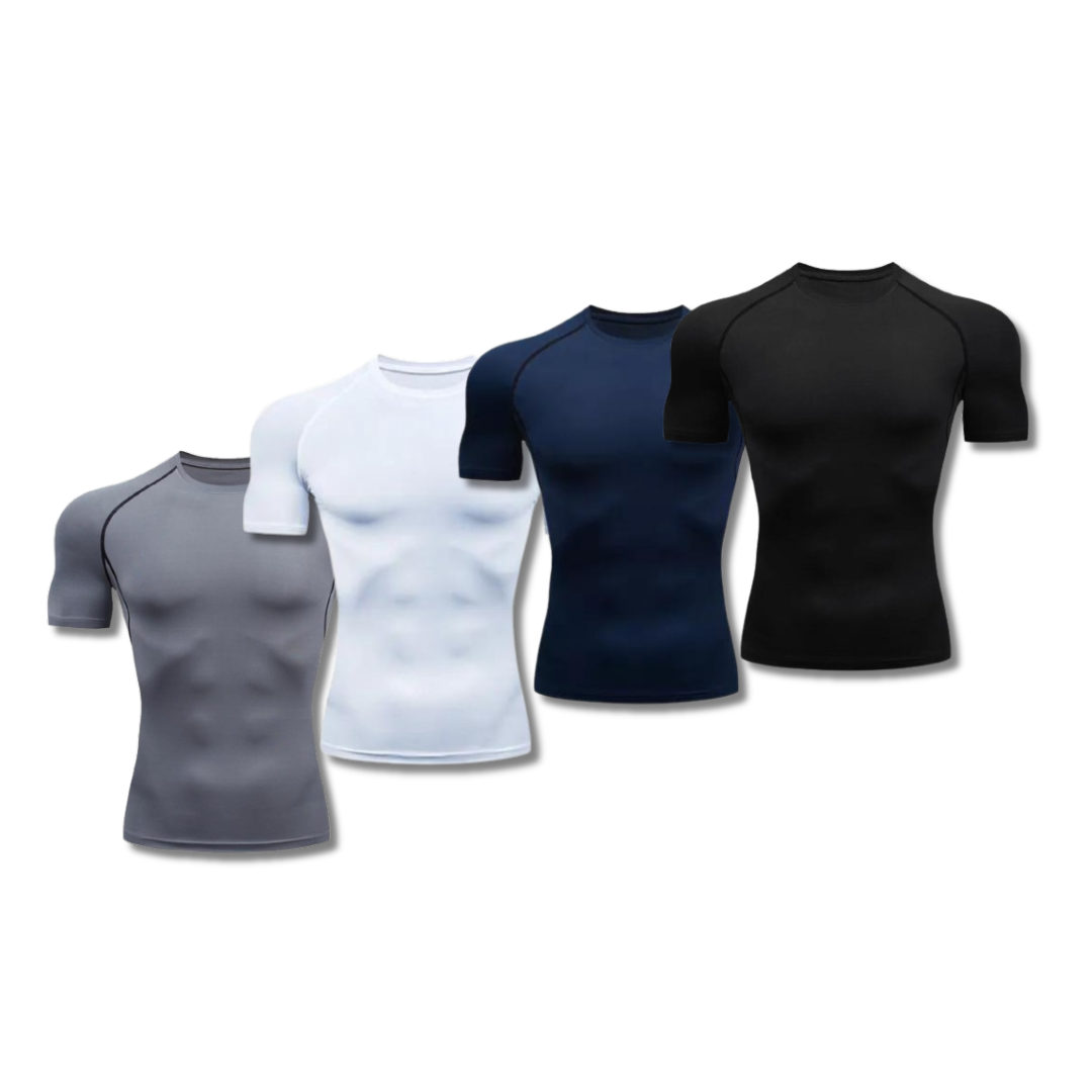 - Kit Camisa masculina de Compressão dry fit para academia Fit Nax Compre 2 Leve 4