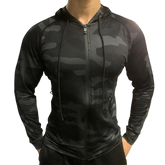 Jaqueta  Com Capuz Estilo Militar dry fit para treino Fit Nax