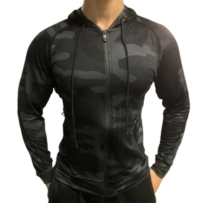 Jaqueta  Com Capuz Estilo Militar dry fit para treino Fit Nax