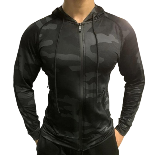 Jaqueta  Com Capuz Estilo Militar dry fit para treino Fit Nax