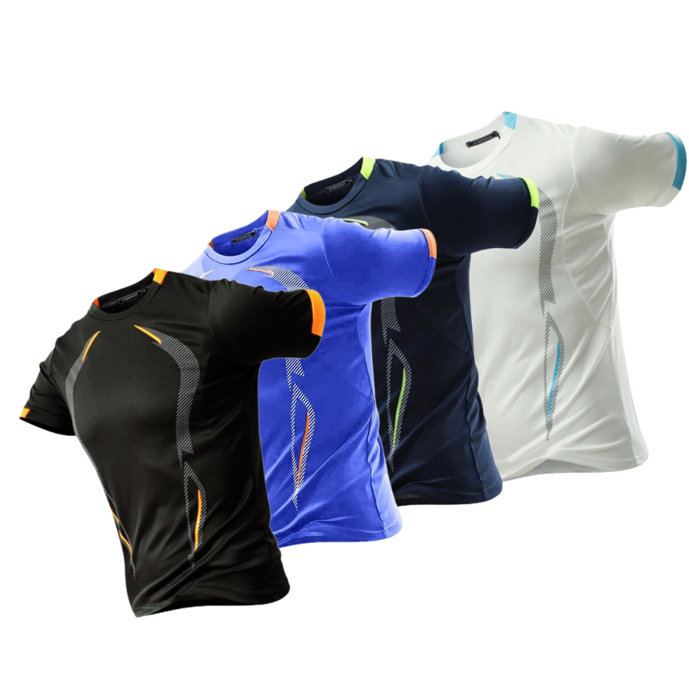 - Kit Camisa Masculina Dry-Fit  para treino fit nax - compre 2 leve 4