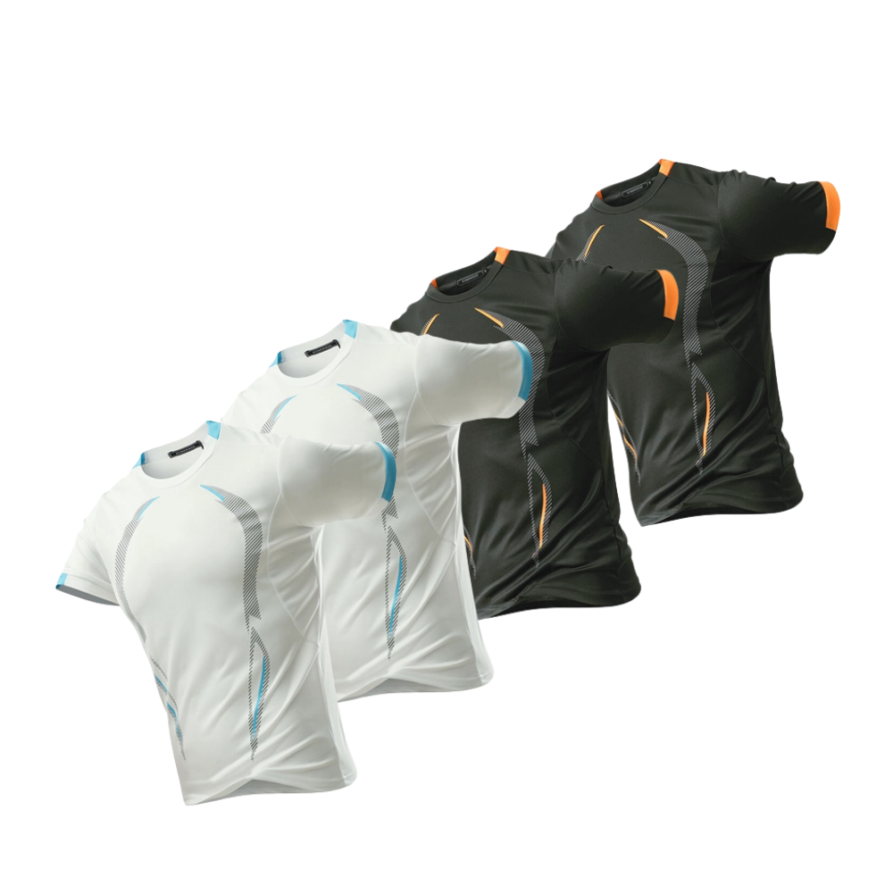 - Kit Camisa Masculina Dry-Fit  para treino fit nax - compre 2 leve 4