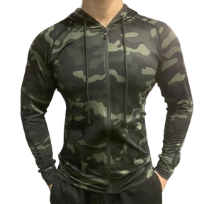 Jaqueta  Com Capuz Estilo Militar dry fit para treino Fit Nax