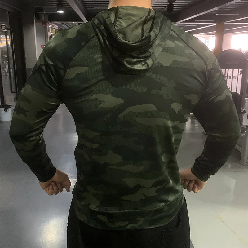 Jaqueta  Com Capuz Estilo Militar dry fit para treino Fit Nax