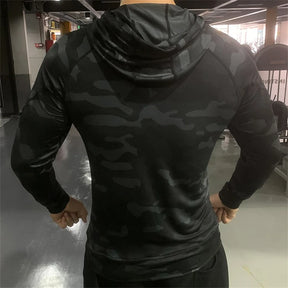 Jaqueta  Com Capuz Estilo Militar dry fit para treino Fit Nax