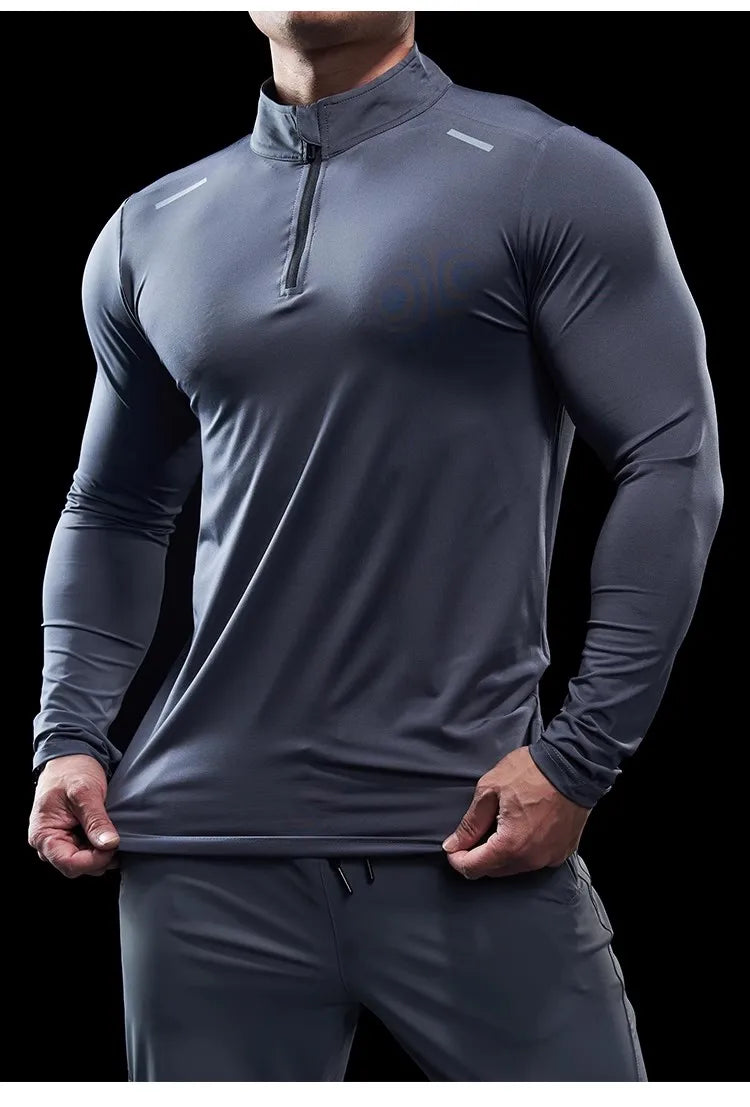 Camisa manga longa de Treino Masculina Fit Nax