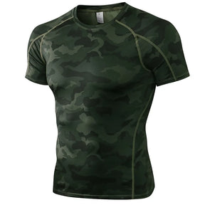 - Kit Camisa masculina de Compressão estilo militar Fit Nax