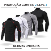 - kit Camisa de Compressão masculina manga longa fit nax Compre 2 Leve 4