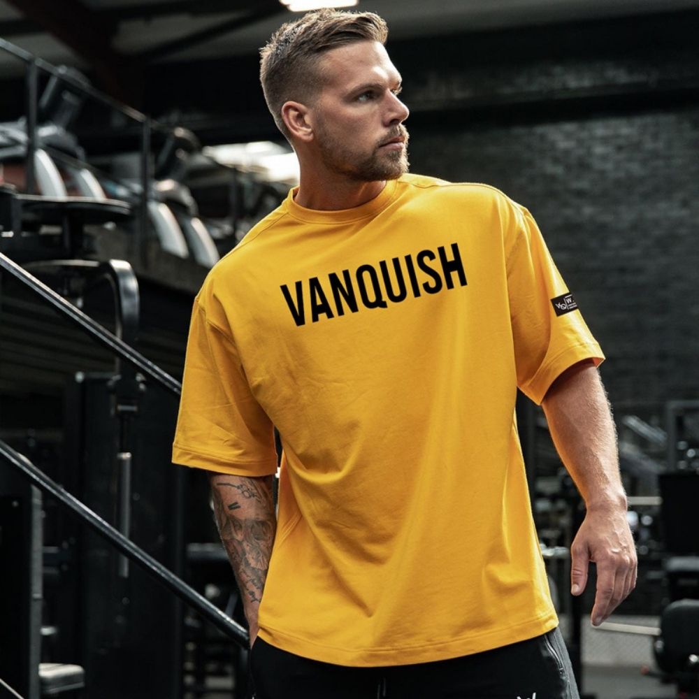 Camisa de treino para academia VANQUISH Fit Nax