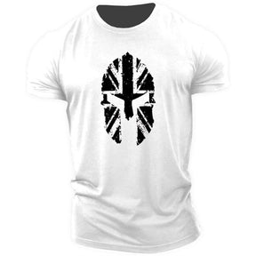 Camisa Masculina esparta de treino Dry fit para academia esparta com  estampa 3d