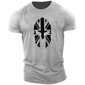 Camisa Masculina esparta de treino Dry fit para academia esparta com  estampa 3d