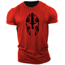 Camisa Masculina esparta de treino Dry fit para academia esparta com  estampa 3d