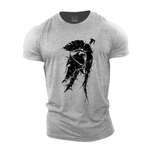 Camisa Masculina esparta de treino Dry fit para academia esparta com  estampa 3d